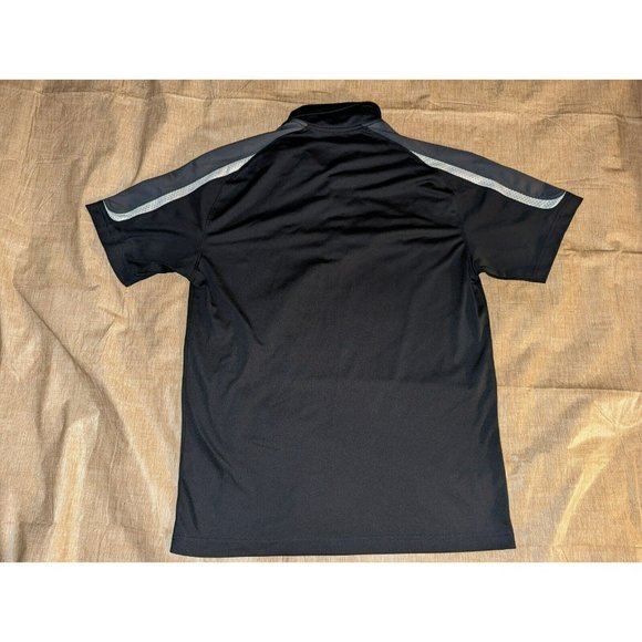 Sport-Tek Mens Black/Gray/White Short Sleeve Polo Size Medium Porsche Motorsport - Picture 4 of 6
